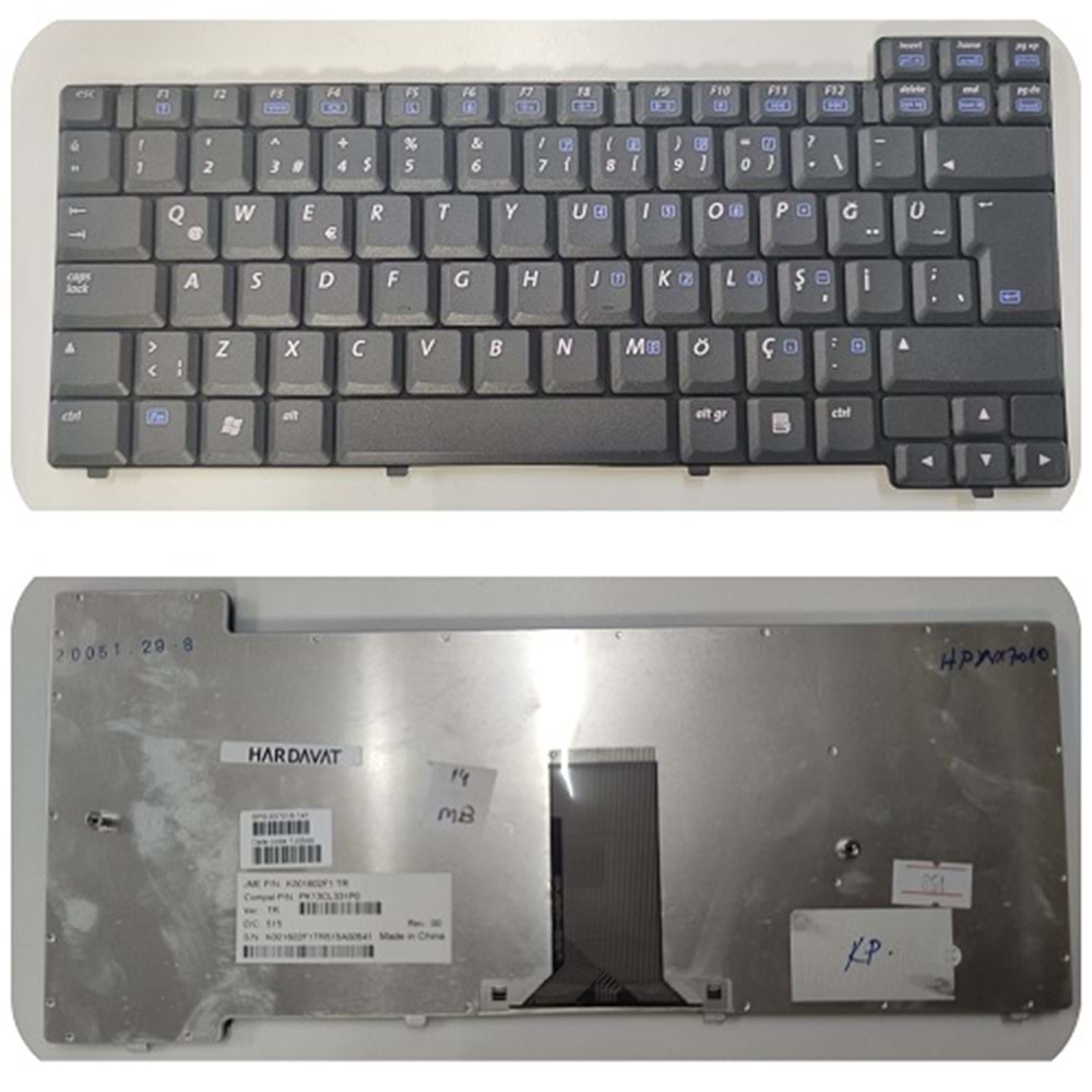 HYLHP136KLV - Hp Compaq NX7000 NX7010 Preserio X1000 Pavilion ZT3000 Türkçe Notebook Klavye - K001602F1 TR 337016-141 PK13CL331P0