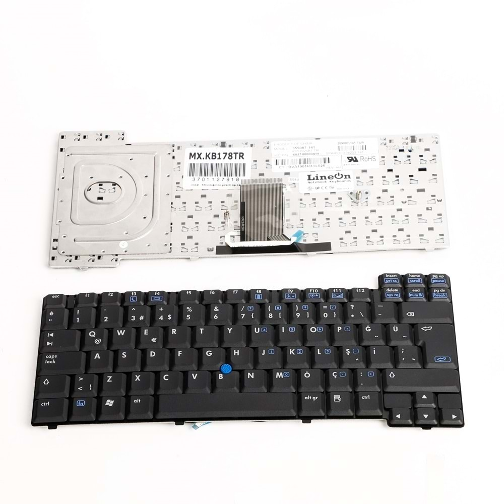 HYLHP137KLV - HP Compaq NC8230 NW8240 NX8220 NX7300 NX7400 Türkçe Notebook Klavye - 359087-141 378203- 141 MP-03586TQD9303 6037B0000919