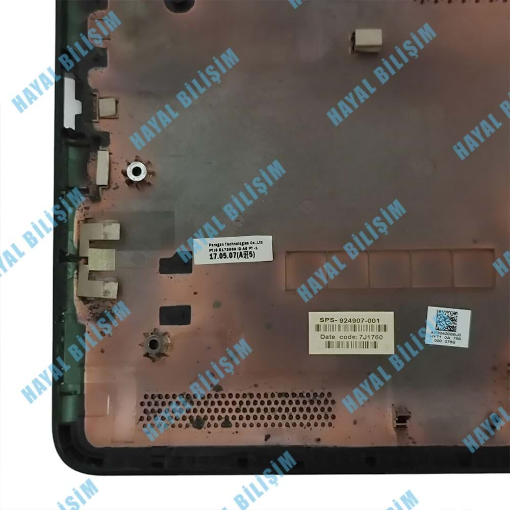 2.EL - Orjinal Hp Pavilion 15-BS 15T-BR 15Q-BU 15T-BS 15-BW 15-RB 15-RA 250 G6 255 G6 Notebook Alt Kasa - 924907-001 AP2040009U0