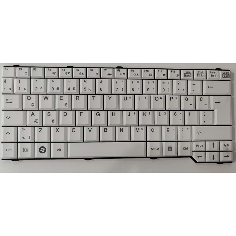 HYLFS104KLV - Fujitsu Amilo PA3515 Pİ3540 Pİ3525 PA3553 SA3650 SA 3650 Beyaz Türkçe Notebook Klavye - NSK-F3P0T