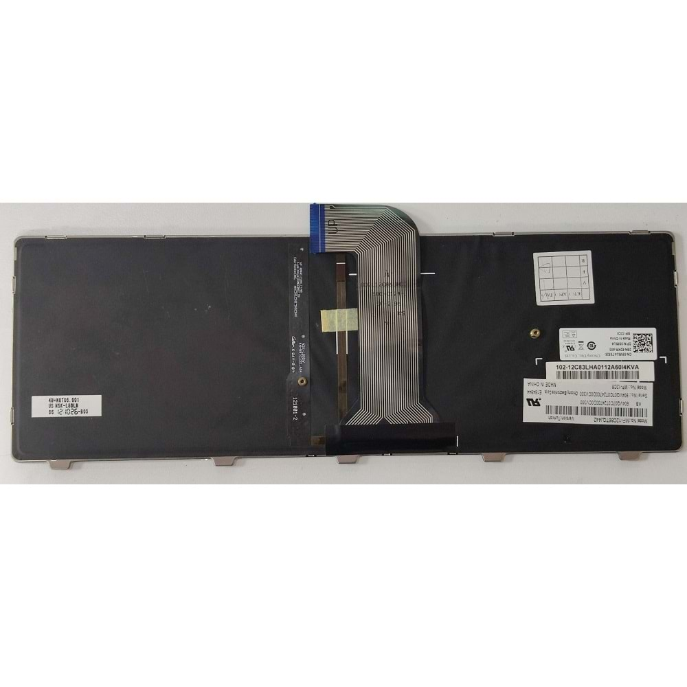 HYLDL118KLV - Dell Inspiron 14 3421 14R 5421 Vostro 2421 Işıklı Türkçe Notebook Klavye - MP-12C86TQJ442 09M8J4