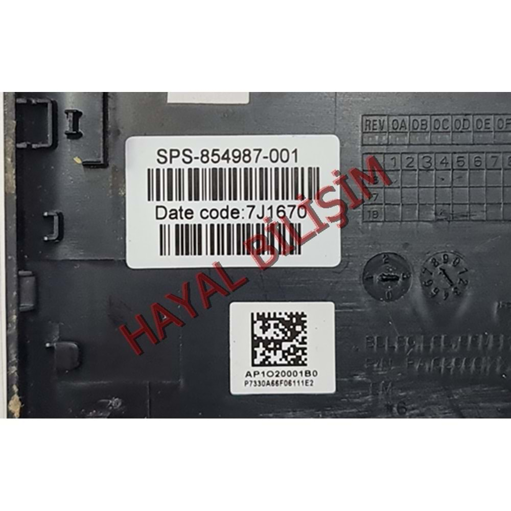 2.EL - Orjinal Hp 250 G4 250 G5 255 G4 255 G5 15-AC 15-AF 15-AY 15-BA 15-BE 15-BD 15-BF 15-BG 15G-AD Ekran Arka Kapak Lcd Cover - AP1Q20001B1 854987-001