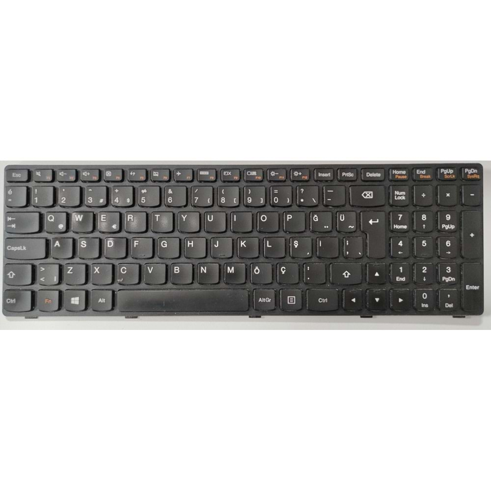 2.EL - Orjinal Lenovo ideapad G500 G505 G510 20236 80A6 20240 80AA 20238 80A8 Türkçe Notebook Klavye - 25210925 V117020ZK1-TR