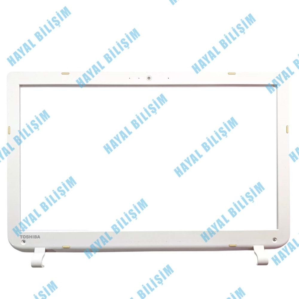 2.EL - Orjinal Toshiba Satellite Beyaz Renk L50-B L50T-B S50-B S50T-B L55-B L55D-B L55T-B Notebook Ekran Ön Çerçeve Lcd Bezel - A000291100