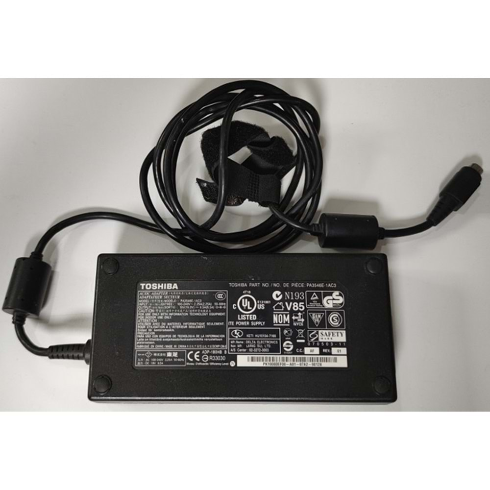 2.EL- Orjinal Toshıba 19V 9.5A 180W 4 Pin Notebook Adaptör - PA3546E-1AC3