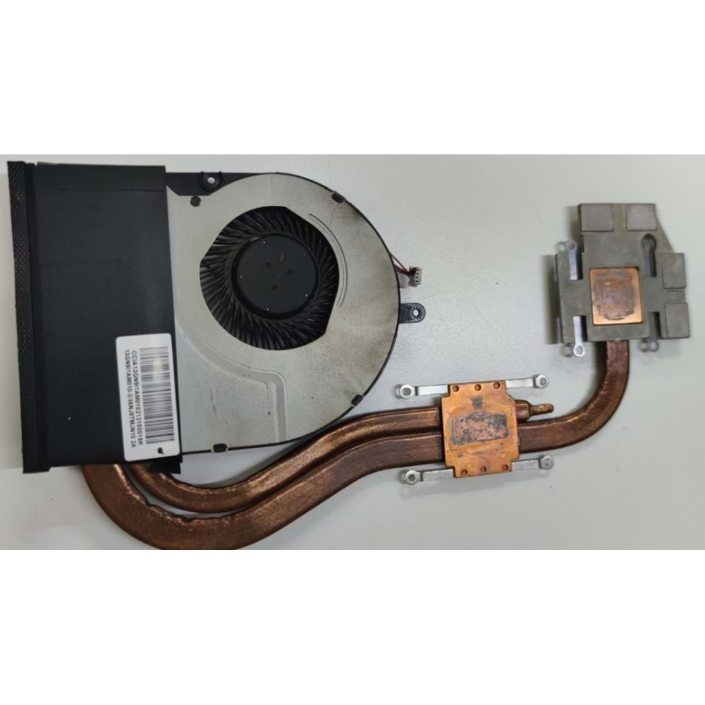 2.EL - Orjinal Asus N56 N56V N56VZ Bakır Soğutucu Cpu Fan - 13GN9I1AM010 13GN9I1AM010-2