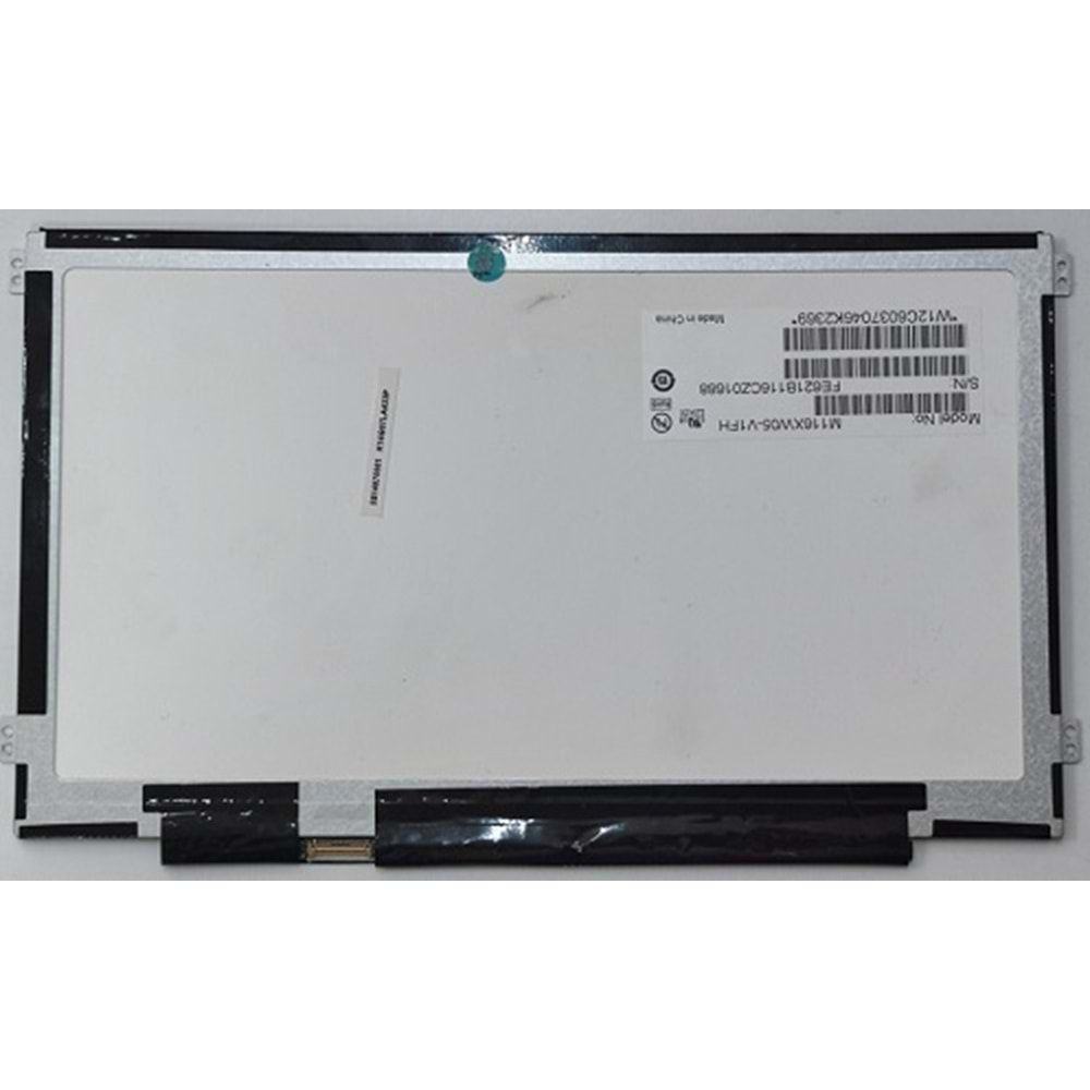 2.EL - M116XW05-V1FH 11.6 Slim 30 Pin Yandan Vidalı Notebook Lcd Panel