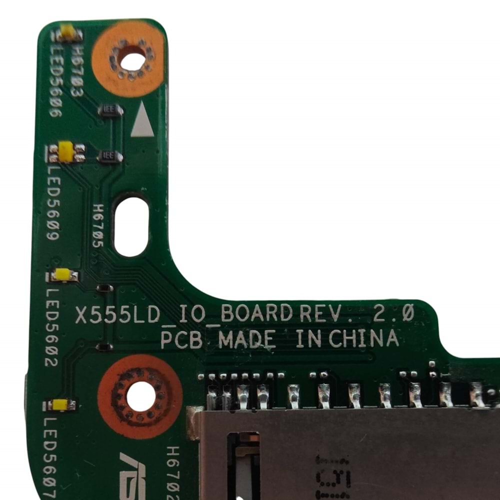 2.EL - Orjinal Asus X555 X555L X555LD Notebook Ses Jack SD Kart IO USB Port Kart