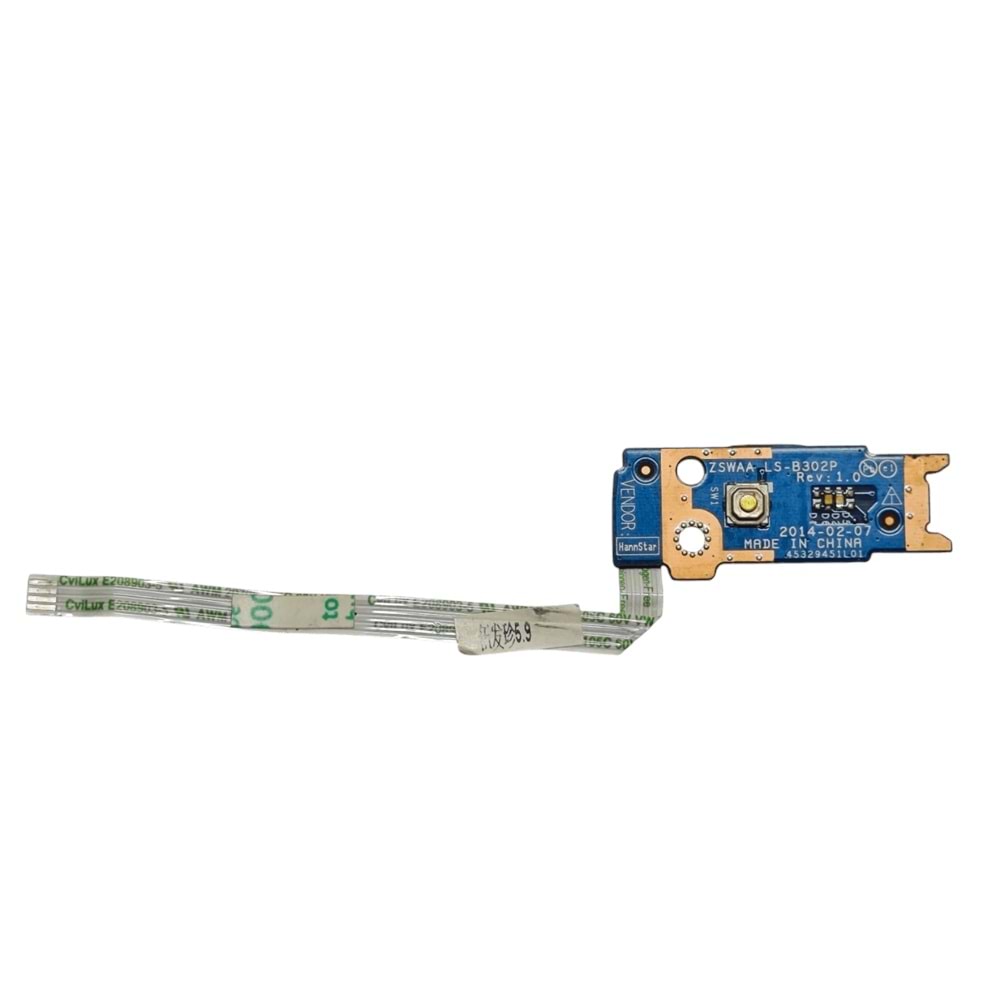 2.EL - Orijinal Toshiba Satellite C50-B C55-B C55D-B Notebook Açma Kapama Power Tetik Kart