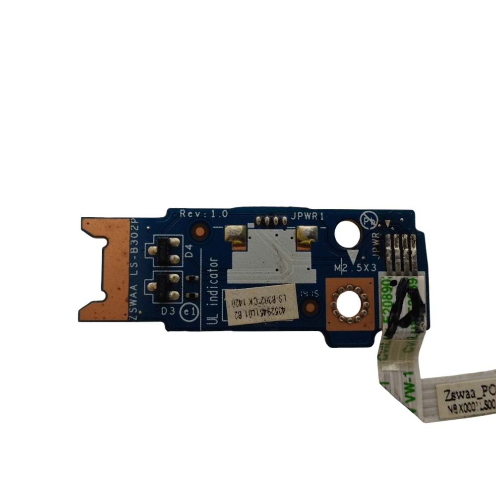 2.EL - Orijinal Toshiba Satellite C50-B C55-B C55D-B Notebook Açma Kapama Power Tetik Kart