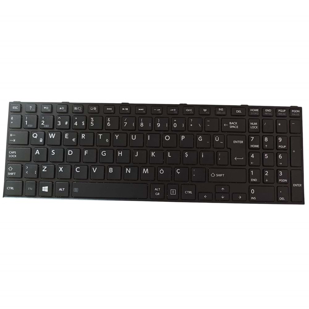 2.EL - Orjinal Toshiba Satellite C50-B C55-B C50D-B C55D-B Notebook TR Klavye - K000890320