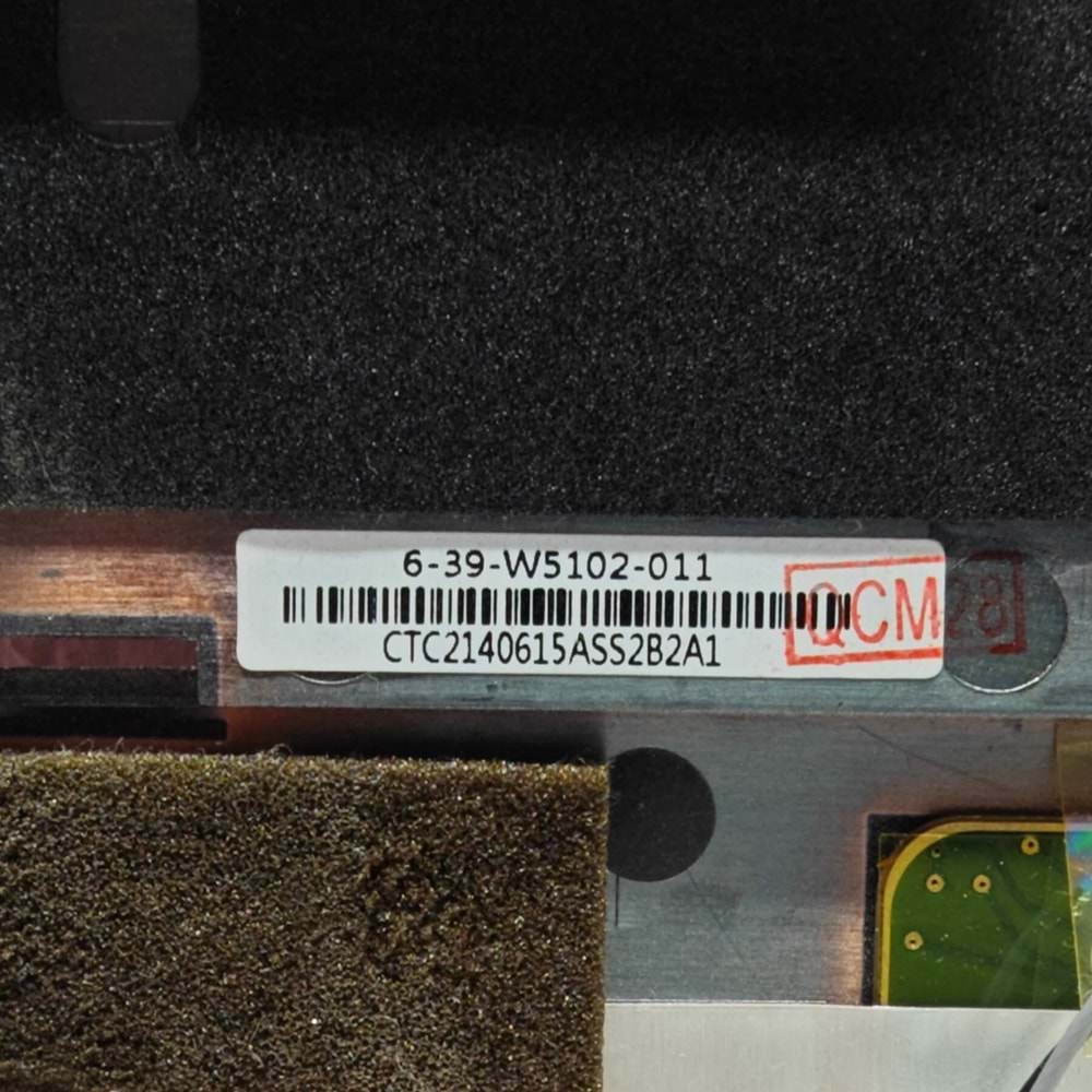 2.EL - Orjinal Grundig GNB 1150 GNB1150 B1 N2 W510TU Notebook Üst Kasa