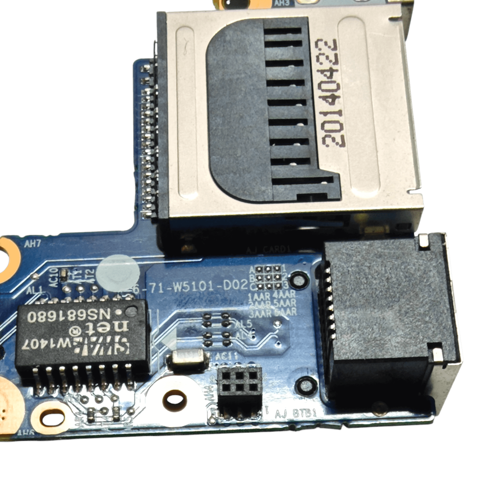 2.EL - Orjinal Grundig GNB 1150 GNB1150 B1 N2 W510TU Notebook Usb Ethernet Kart