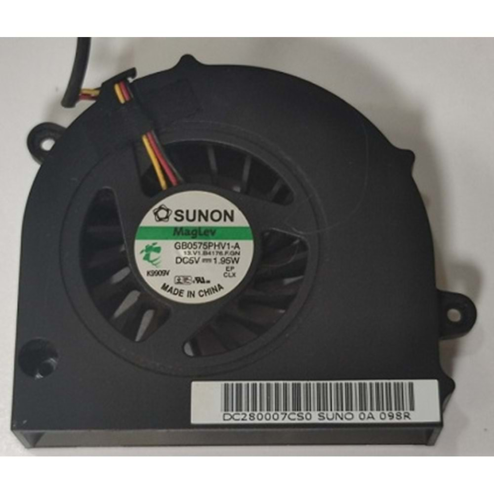 2.EL - Orjinal Toshiba Satellite L500 L500D L505 L505D 3 Pin Notebook Cpu Fan - DC280007CS0