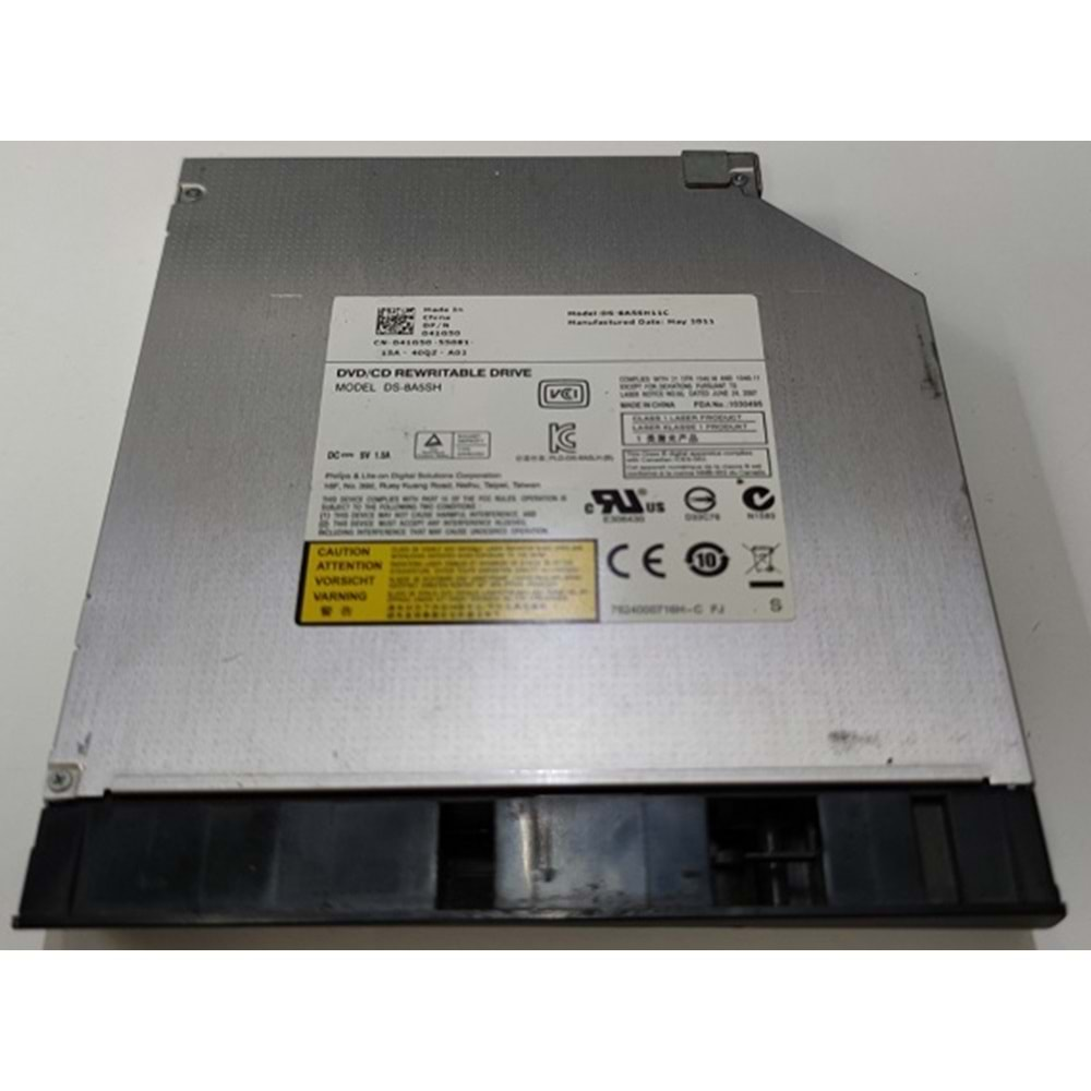 2.EL - Orjinal Dell İnspiron N5010 N5030 N5110 Latitude E5410 E5510 12.7mm Sata Notebook Dvd Rw Optik Okuyucu - 041G50 DS-8A5SH11C DS-8A5SH