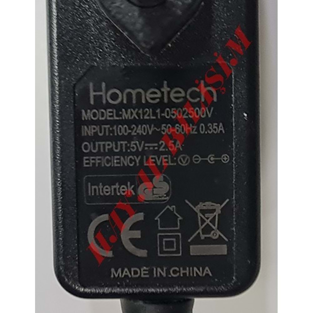 2.EL - Orjinal Hometech 5V 2.5A Notebook Adaptör - MX12L1-0502500V