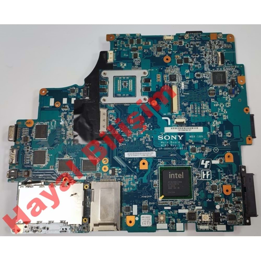 2.EL - Orjinal Sony Vaio VGN-FW PCH-3H1L Çalışan P8700 İşlemcili Notebook Anakart - M763 Rev:1.0 1P-0091J00-8010