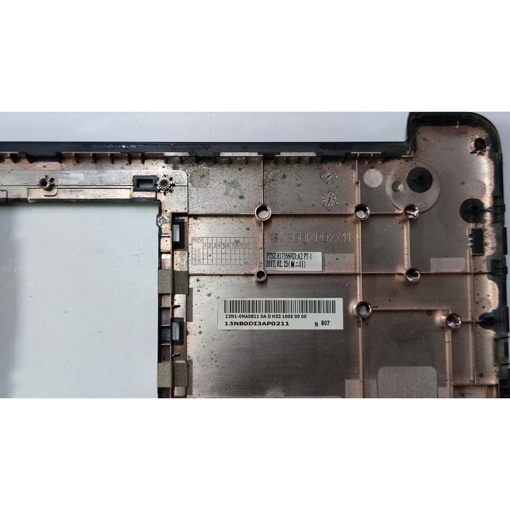 2.EL - Orjinal Asus E502N E502NA Notebook Alt Kasa - 13N1-0NA0811