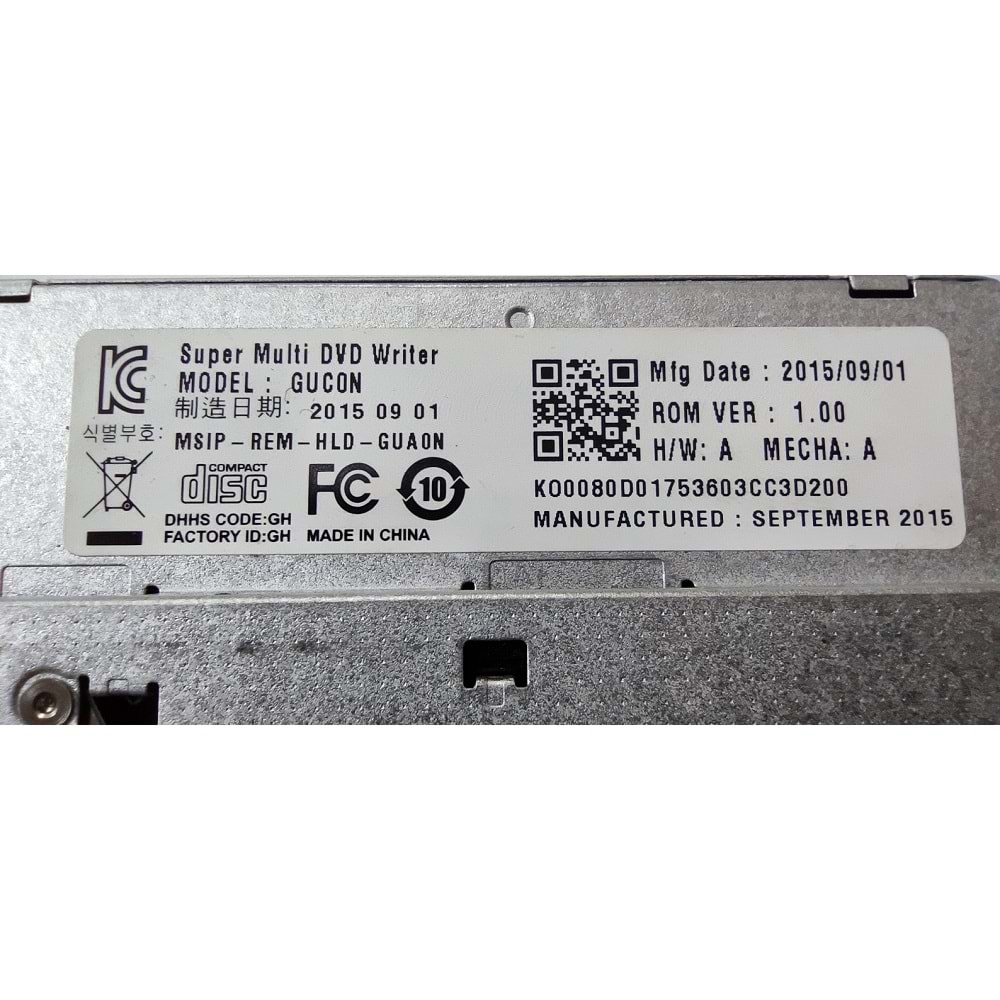 2.EL - Orjinal Acer N15Q1 E5-573G F5-571 E5-522 E5-574G E5-574 Beyaz Notebook Dvd Optik Sürücü