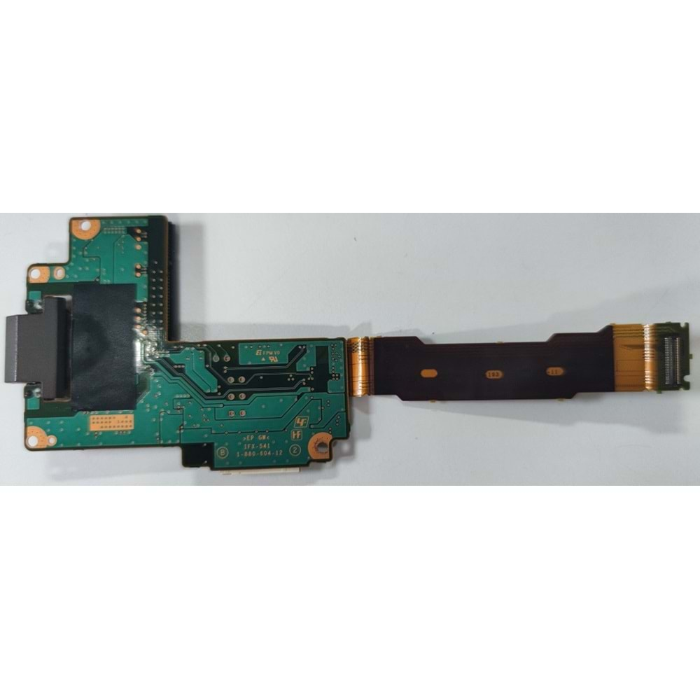 2.EL - Orjinal Sony Vaio PCG-21111M VPCX11S1T Notebook Ethernet Ve Sim Yuvası Kart - 1-880-604-12 IFX-541