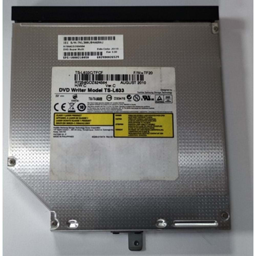 2.EL - Orjinal Toshiba Satellite L650 L655 L650D L655D Notebook Optik Okuyucu DVDRW - V000210050