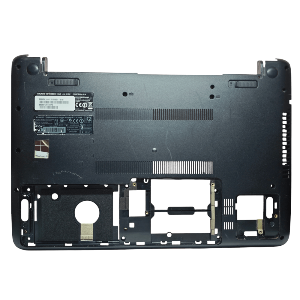 2.EL - Orjinal Grundig GNB 1452 B1 N2 GNB1452 B1 N2 JWU Notebook Alt Kasa Battom Case