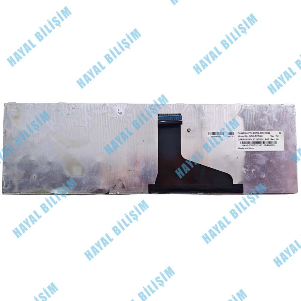 2.EL - Orjinal Toshiba Satellite Beyaz L850 L855 L855d L870 L870d C850 C855 C855d C870 C870D P850 P850D P855 P855D L870 L870D L875 L875D Türkçe Notebook Klavye