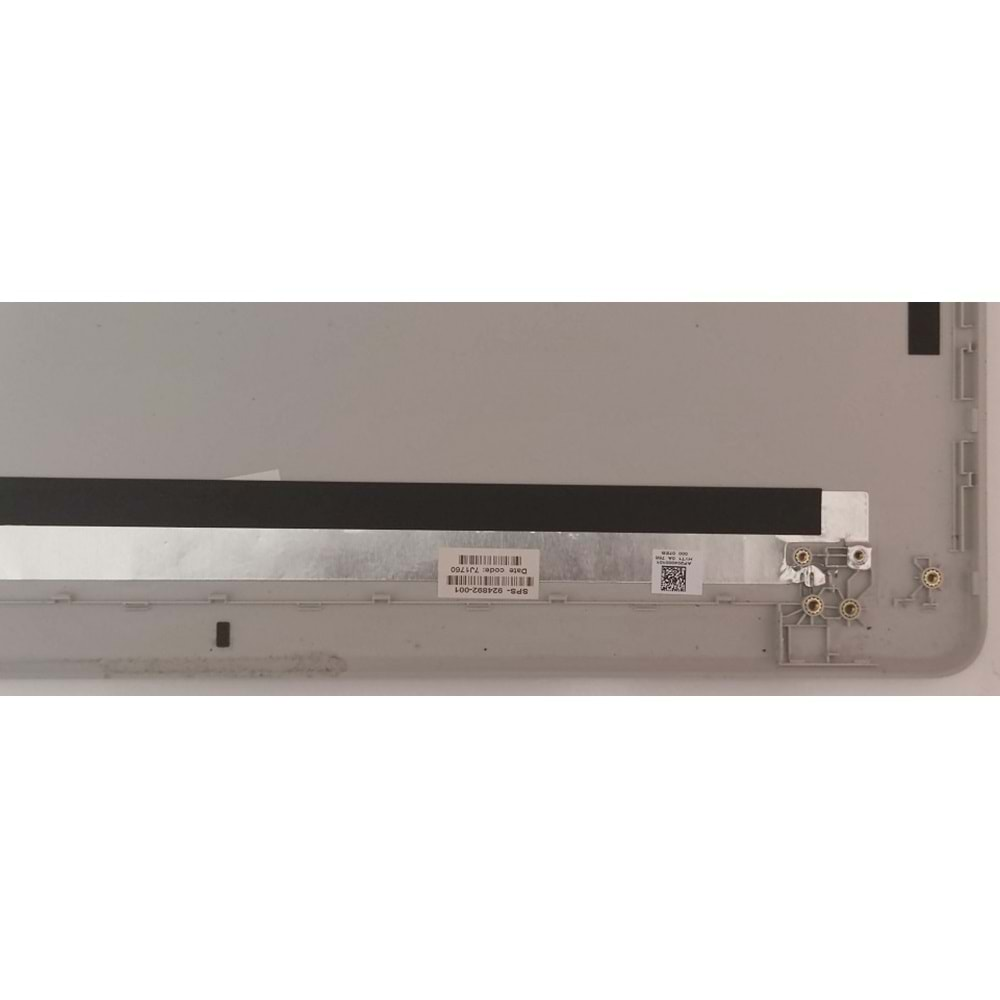 2.EL - Orjinal Gümüş Renk Hp 15T-Br 15T-Bs 15-Bs 15-Bw 15Z-Bw 250 G6 255 G6 256 G6 258 G6 Notebook Ekran Arka Kapak Lcd Cover - AP204000101 924892-001