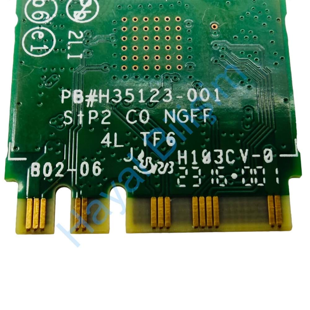 2.EL - Orjinal Intel Dual Band 3165NGW AC 3165 3165NGW Wifi Ağ Kart Wireless Kart - 806723-001