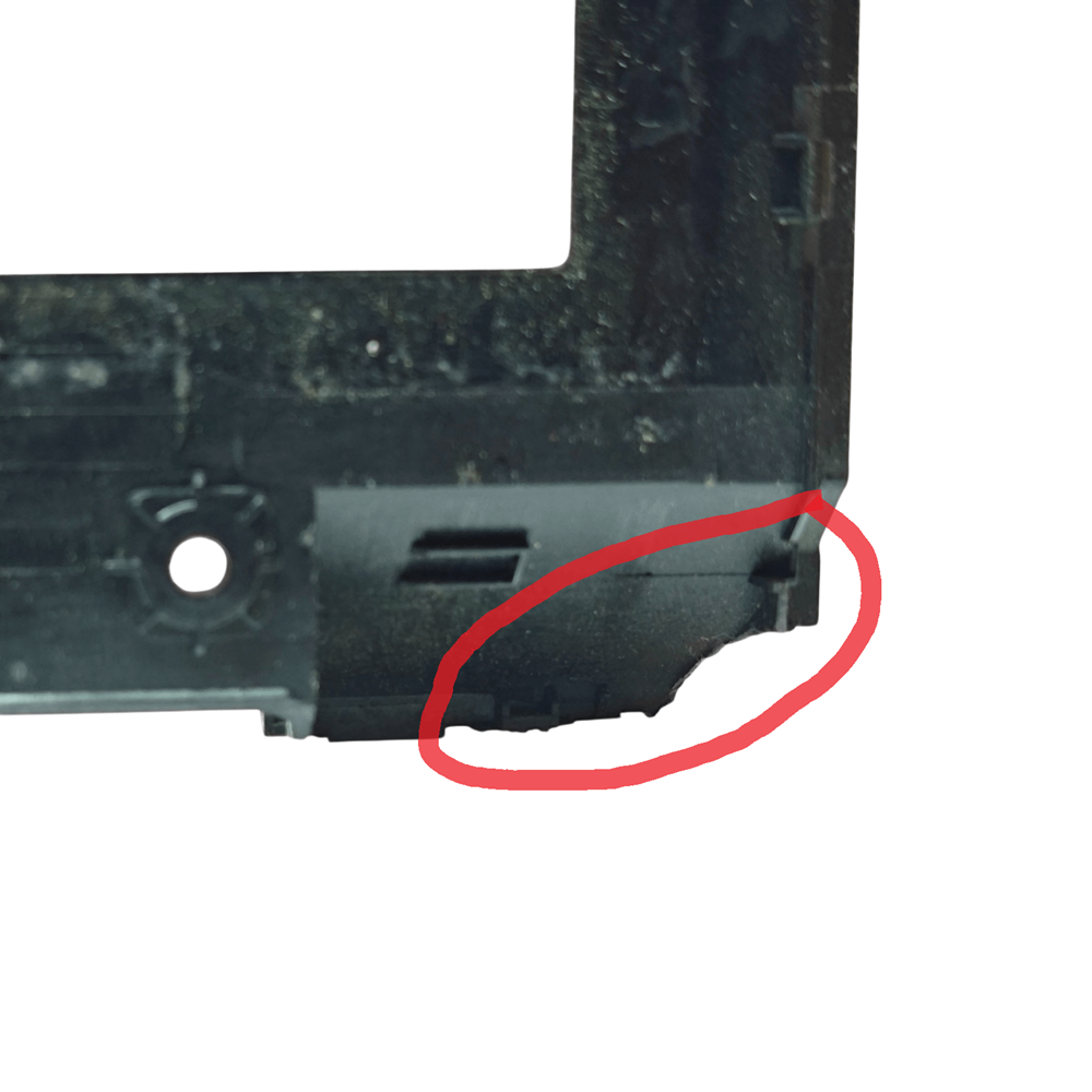 2.EL - Defolu Orjinal Lenovo Ideapad B560 B560E Notebook Ekran Ön Çerçeve Lcd Bezel