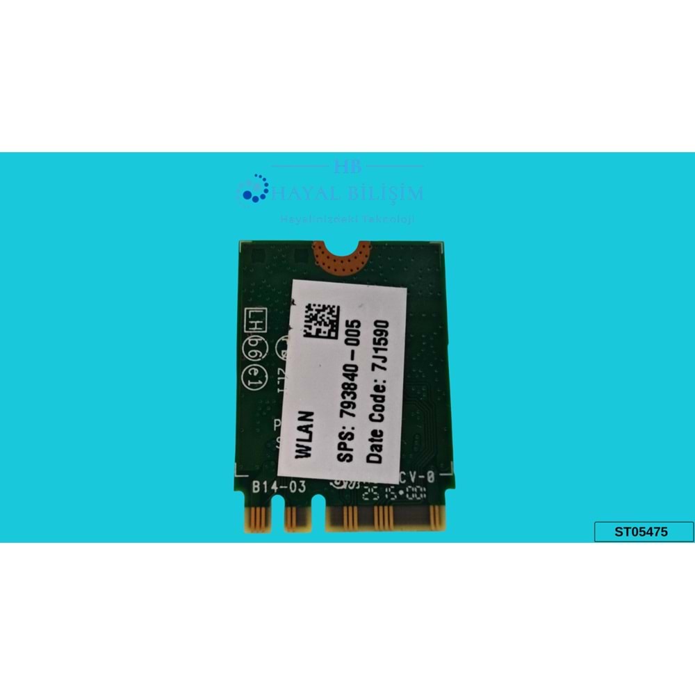 2.EL - Orjinal Intel Wireless-N 7265 7265NGW AC 7265 BN Dual Band 2x2 Wi-Fi Bluetooth 4.0 Notebook Ağ Kartı Wifi Kart