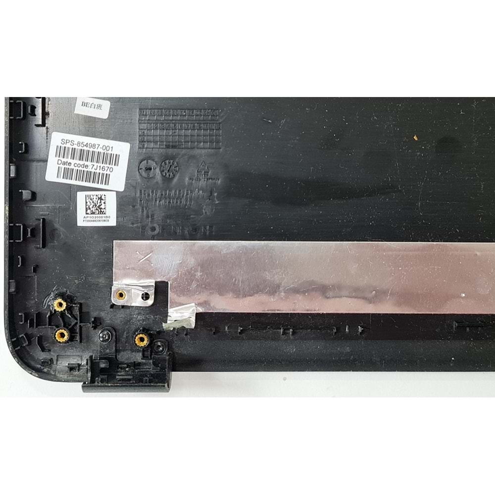 2.EL - Orjinal Hp Pavilion 250 G4 250 G5 255 G4 255 G5 15-AC 15-AF 15-AY Gümüş Notebook Ekran Arka Kapak Lcd Cover - 854987-001 AP1O20001B0