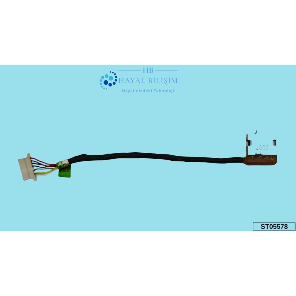 2.EL - Orjinal Hp 15-DA 15-DB 250 G7 255 G7 256 G7 15G-DR 15G-DX 15Q-DS Notebook Kablolu Dc Jack Şarj Soketi