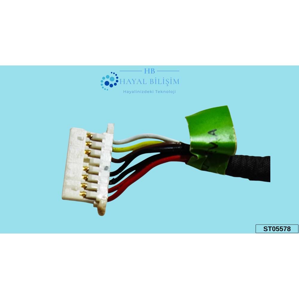2.EL - Orjinal Hp 15-DA 15-DB 250 G7 255 G7 256 G7 15G-DR 15G-DX 15Q-DS Notebook Kablolu Dc Jack Şarj Soketi