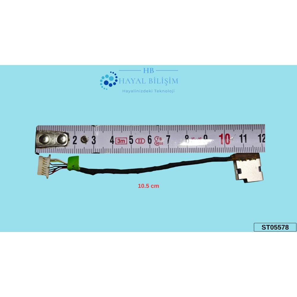 2.EL - Orjinal Hp 15-DA 15-DB 250 G7 255 G7 256 G7 15G-DR 15G-DX 15Q-DS Notebook Kablolu Dc Jack Şarj Soketi
