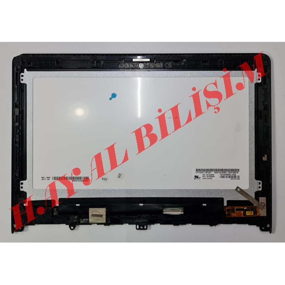 2.EL - Orijinal Lenovo Yoga 300-11IBR 11.6'' HD IPS ( LP116WH7 (SP)(B1) ) Dokunmatik Lcd Ekran Panel Kit - 5D10M13958