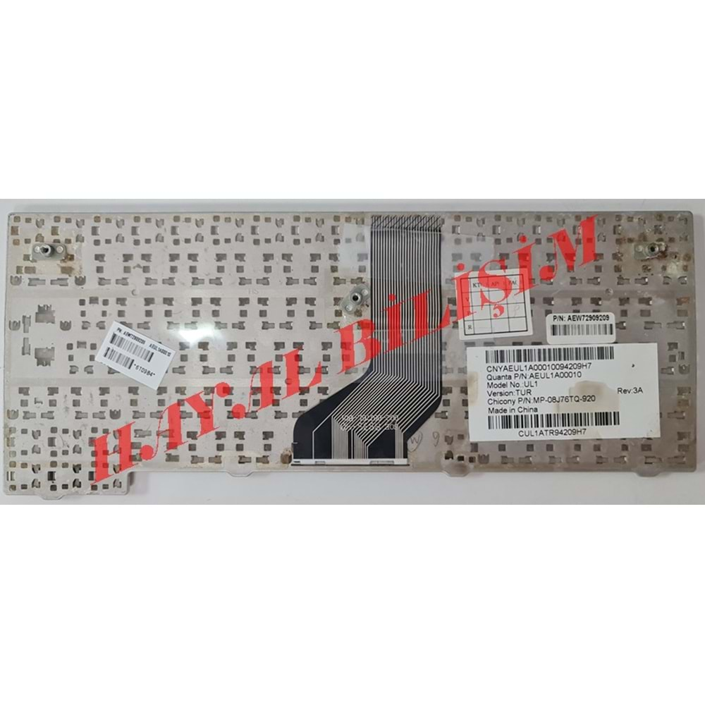 2.EL - Orjinal Lg X120 X130 Beyaz Tr Notebook Klavye - MP-08J76TQ-920