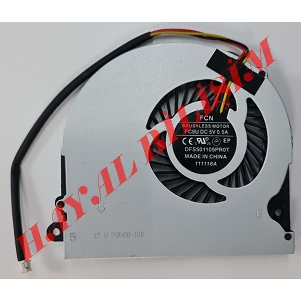 + HYL - Monster Abra A5 V12.1 Sol Notebook Cpu İşlemci Fan