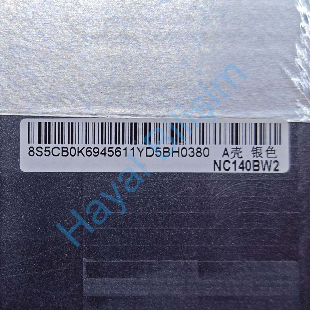 2.EL - Orjinal Lenovo İdeapad 100s 100s-14IBR 80R9 NC140BW2 Notebook Ekran Arka Kapak Lcd Cover - 5CB0K69456