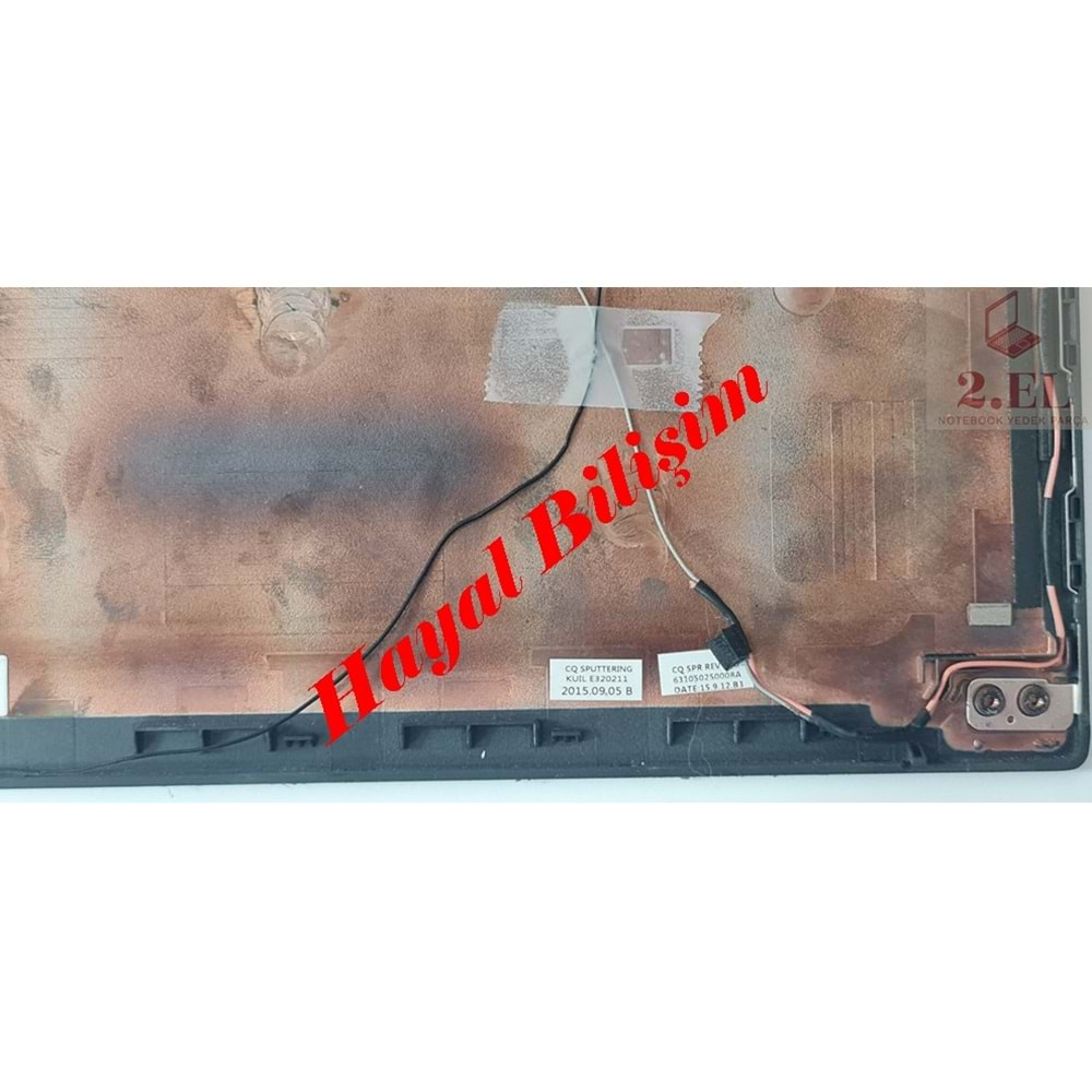 2.EL - Orjinal Lenovo ThinkPad X240 X250 Notebook Ekran Arka Kapak Lcd Cover - AP0SX000400