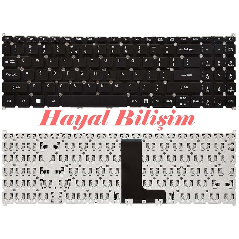 HYLACR127KLV -- Acer A515-43 5 A515-43G A515-53 A515-53G A515-52G A315-34 A315-23 Notebook Tr Klavye