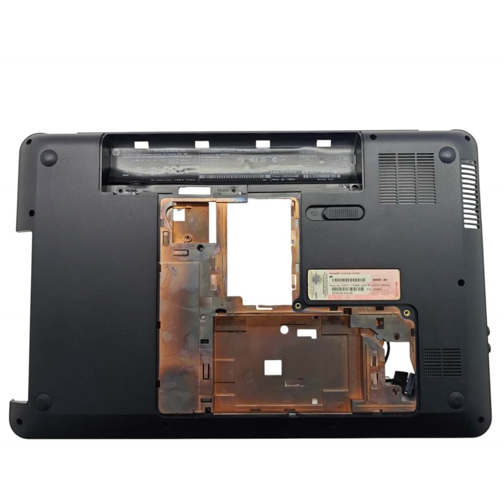 2.EL - Defolu Orjinal HP Pavilion G6-1000 Serisi Notebook Alt Kasa