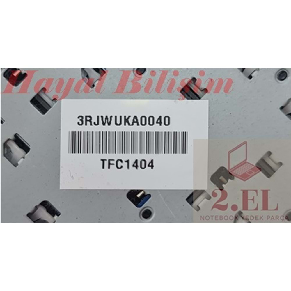 2.EL - Orjinal Grundig GNB 1452 GNB 1452 B1 N2 GNB 1443 A1 B8 GNB 1444 A1 İ3 JWU Türkçe Notebook Klavye - V136346EK1 V136346EK1-TR AEJWUA00010