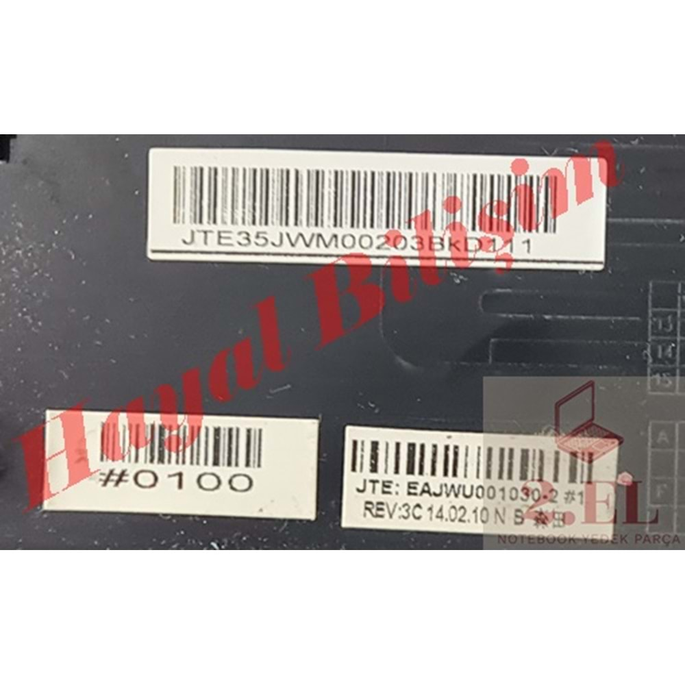 2.EL - Orjinal Grundig GNB 1452 GNB1452 JWU Notebook Üst Kasa Palmrest Case - EAJWU001030-2