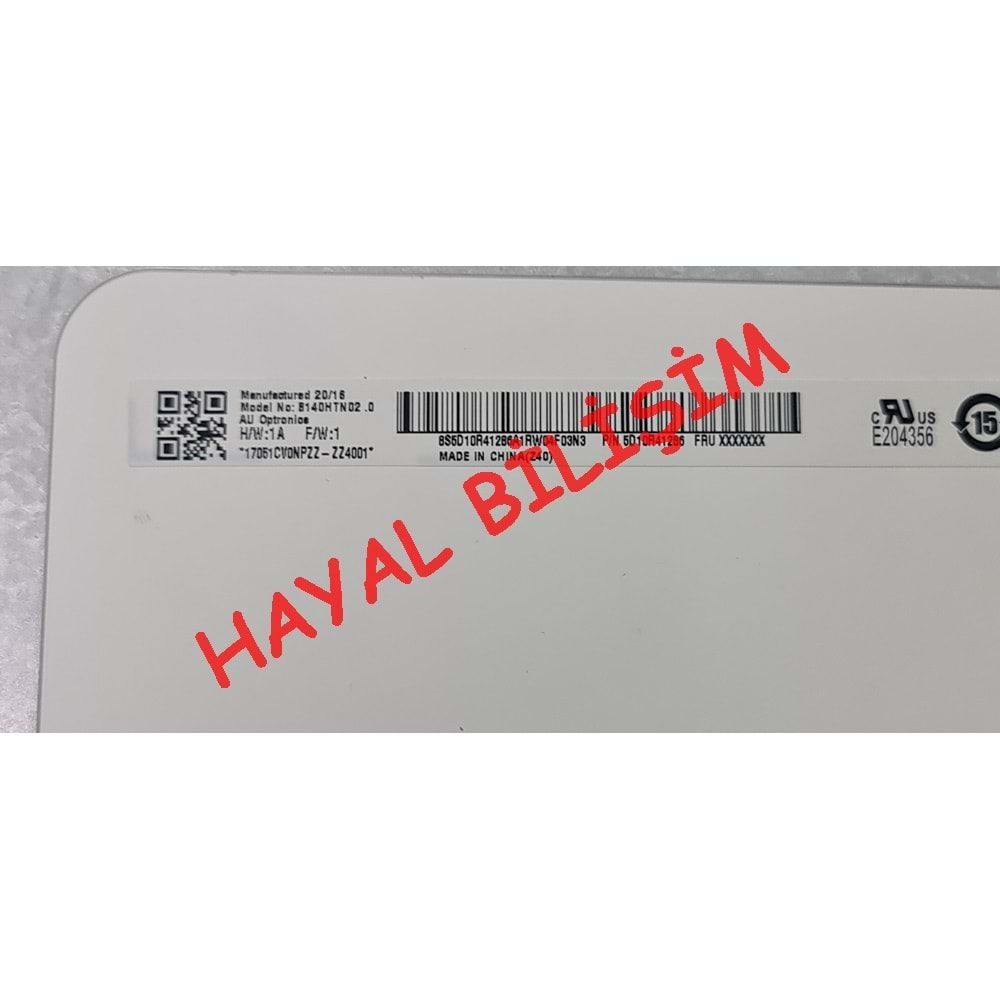 2.EL - B140HTN02.0 HW1A Uyumlu 14