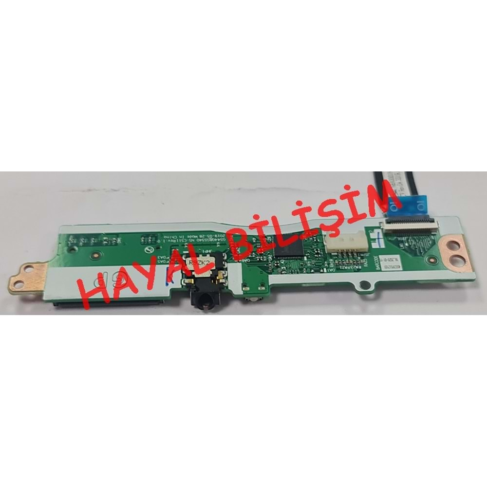 2.EL - Orjinal Lenovo S145-14IWL S145-14API S145-IIL S145-14AST Notebook Ses Card Reader Kart - NS-C511 NBX0001P000