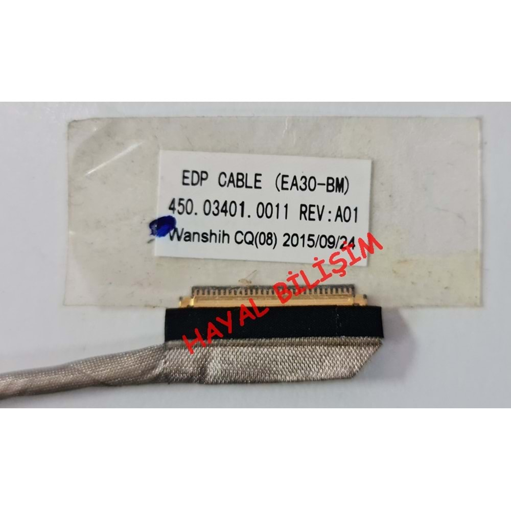 + 2.EL - Orjinal Acer Aspire ES1-311 ES1-331 30 Pin Notebook Ekran Flex Data Kablo - 450.03401.0011