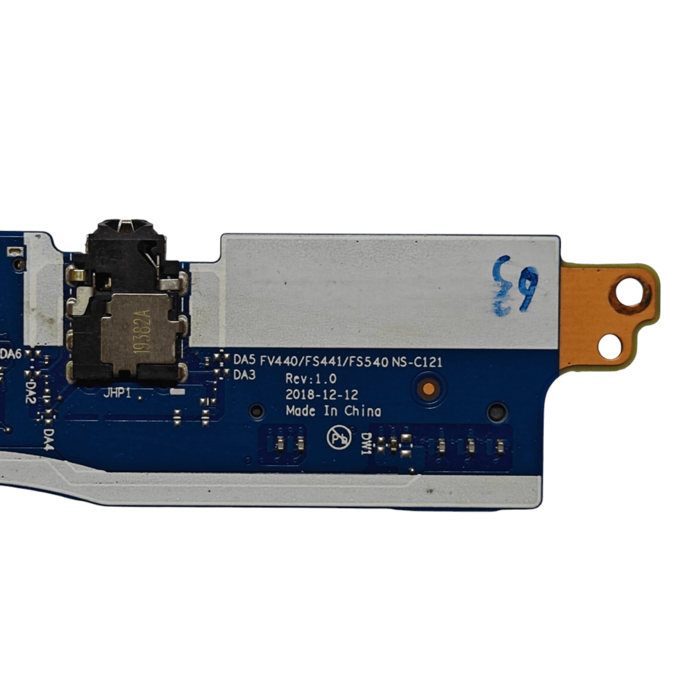 2.EL - Orjinal Lenovo İdeapad S145-15 S145-15IWL V15-IKB S145-15IIL Notebook Ses Kartı Audio Kart