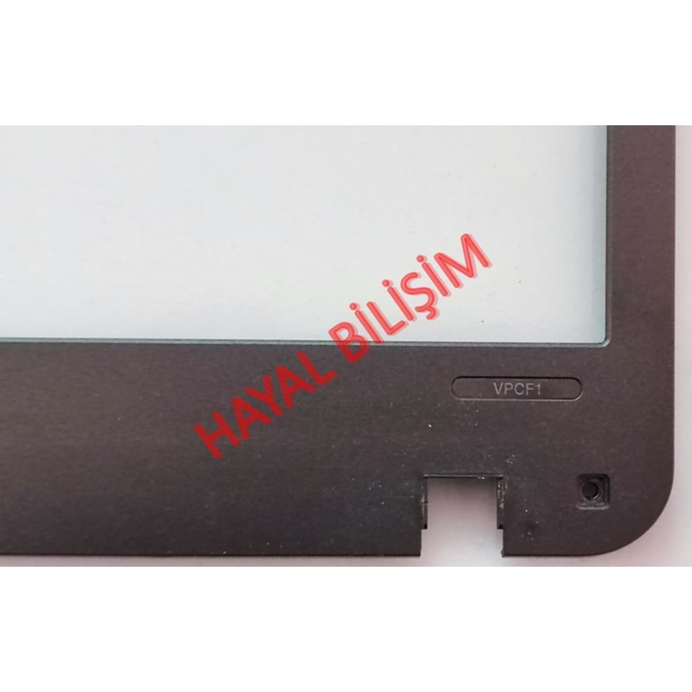 2.EL - Orjinal Sony Vaio VPCF1 PCG-81114L Notebook Ekran Ön Çerçeve Lcd Bezel - 012-100A-2643-B