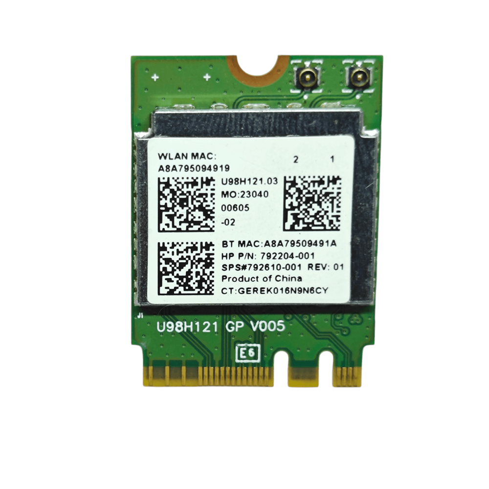 2.EL - Orjinal Hp Pavilion 15 AB 15-AB 15-AB000 15-AB100 15-AB200 Notebook Wifi Ağ Kart